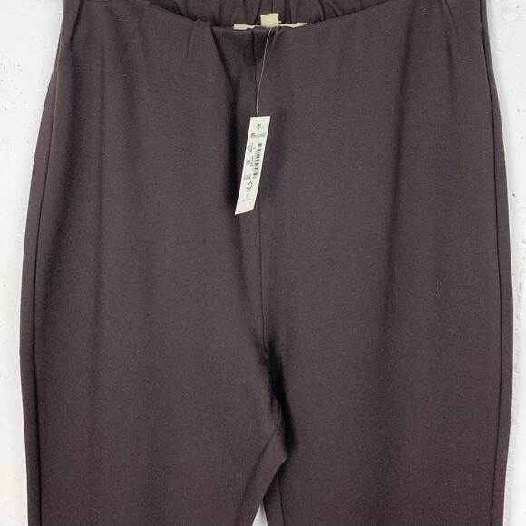 Madewell Womens Ponte Stirrup Leggings Fitted Roasted Espresso Brown Size Small - Picture 10 of 11